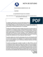 NOTA DE ESTUDIO - Competitividad Del Transporte Aéreo PDF