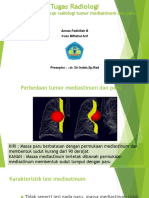 Tugas Radiologi Perbedaan Tumor Mediastinum Dan Paru