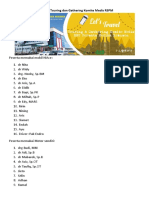 Tentative Touring Dan Gathering Komite Medis RSPM