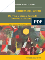 Teorias Criticas Del Sujeto_ de Freud y La - Marie-Astrid Dupret