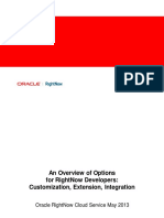 An Overview of Options For RightNow Developers - Customization, Extension, Integration PDF