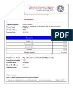 Receipt No. 201809200000425: Online Property Tax Payment Receipt