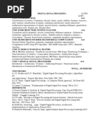 Ee8591 Digital Signal Processing L T P C 2 2 0 3