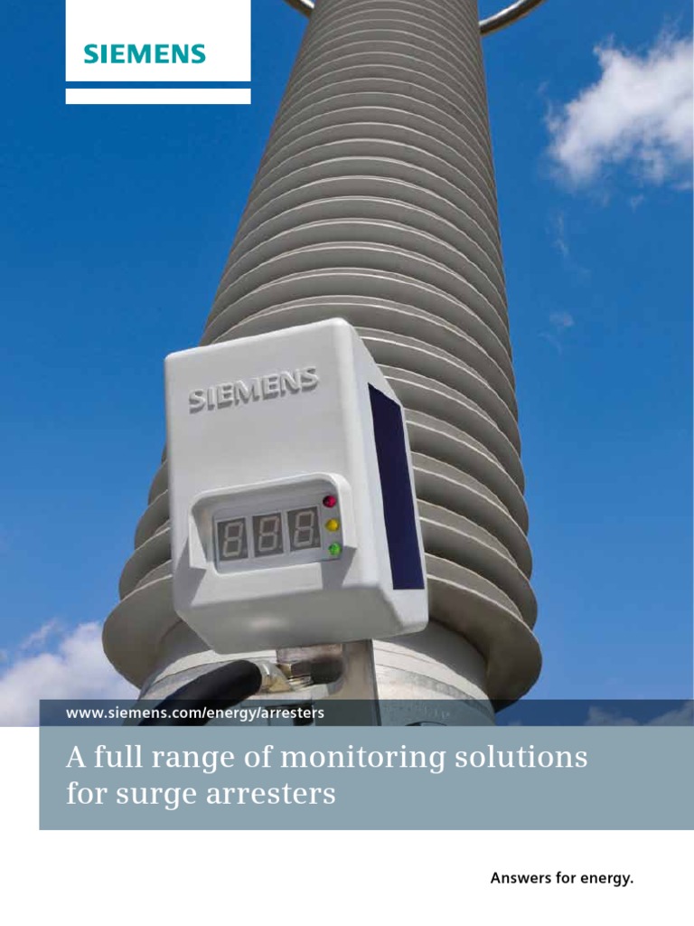 Surgearresters Monitoring Eng Final PDF | PDF | Sensor | Computer Monitor