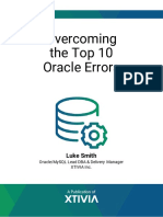 Xtivia Oracle Errors eBook