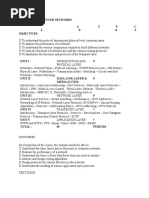 CS8591 Computer Networks L T P C 3 0 0 3 Objectives