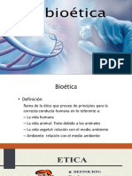 Bioetica y Valores