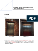 Perbedaan Elevator dan Eskalator di Delta Plaza dan Grand City