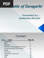 The Battle of Saragarhi
