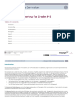 A Story of Units A Curriculum Overview and Map For Grades P 5 PDF