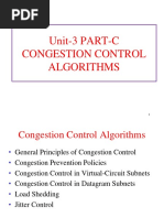 Unit-3 PART-C Congestion Control Algorithms