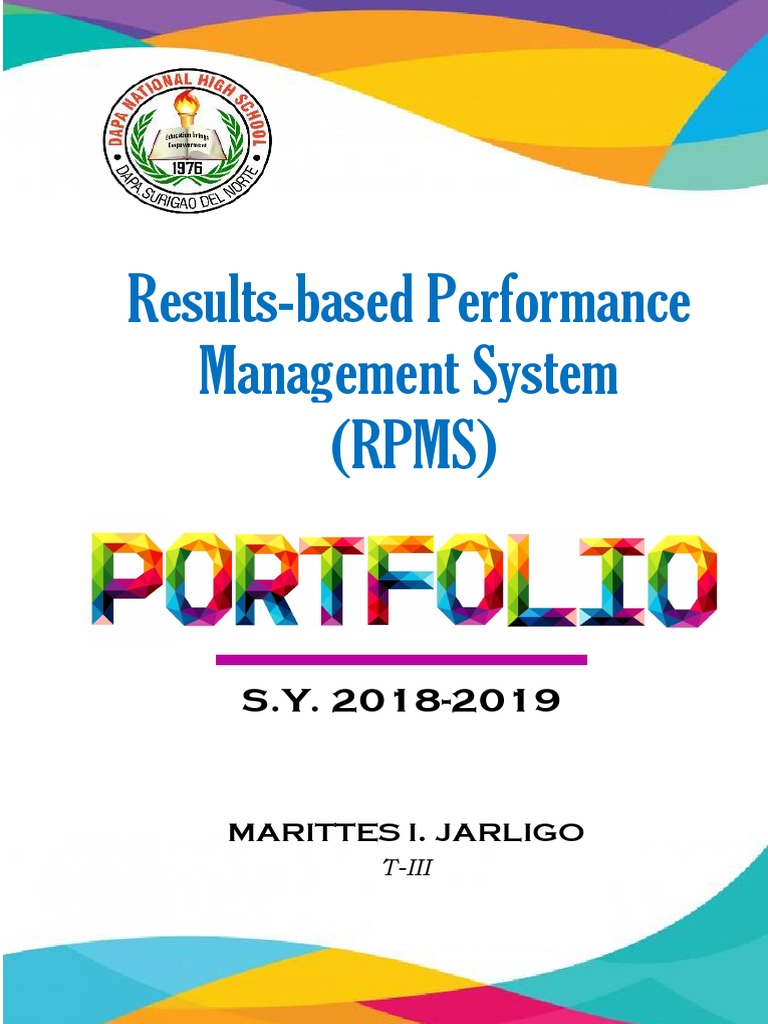 RPMS Results for S.Y. 2018-2019 | PDF