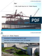 Indian Port Sector: by Hans Ole Madsen - CEO, South Asia For A.P. Moller-Maersk