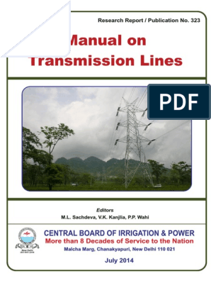 323 Cbip Mannual On Transmission Line PDF | PDF | High Voltage 
