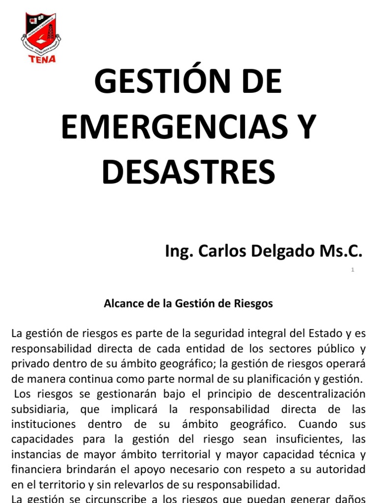 2 Gestión de Emergencias y Desastres PDF | PDF | Hospital | Vulnerabilidad