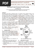 Distributed Control Systems in Food Processing