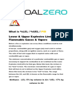 What Is %LEL / %UEL /: Lower & Upper Explosive Limits For Flammable Gases & Vapors