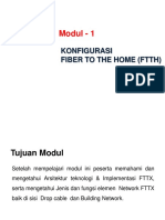 Modul 1 Konfigurasi FIBER OPTIC TO THE H