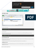 Excel Formula - Get First Word - Exceljet