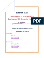 Question Bank: Developmental Psychology-1