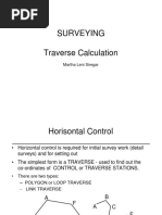 Surveying Traverse Calculation: Martha Leni Siregar