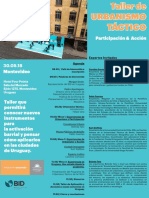 18 | Taller urbanismo táctico. Participación y acción | Uruguay