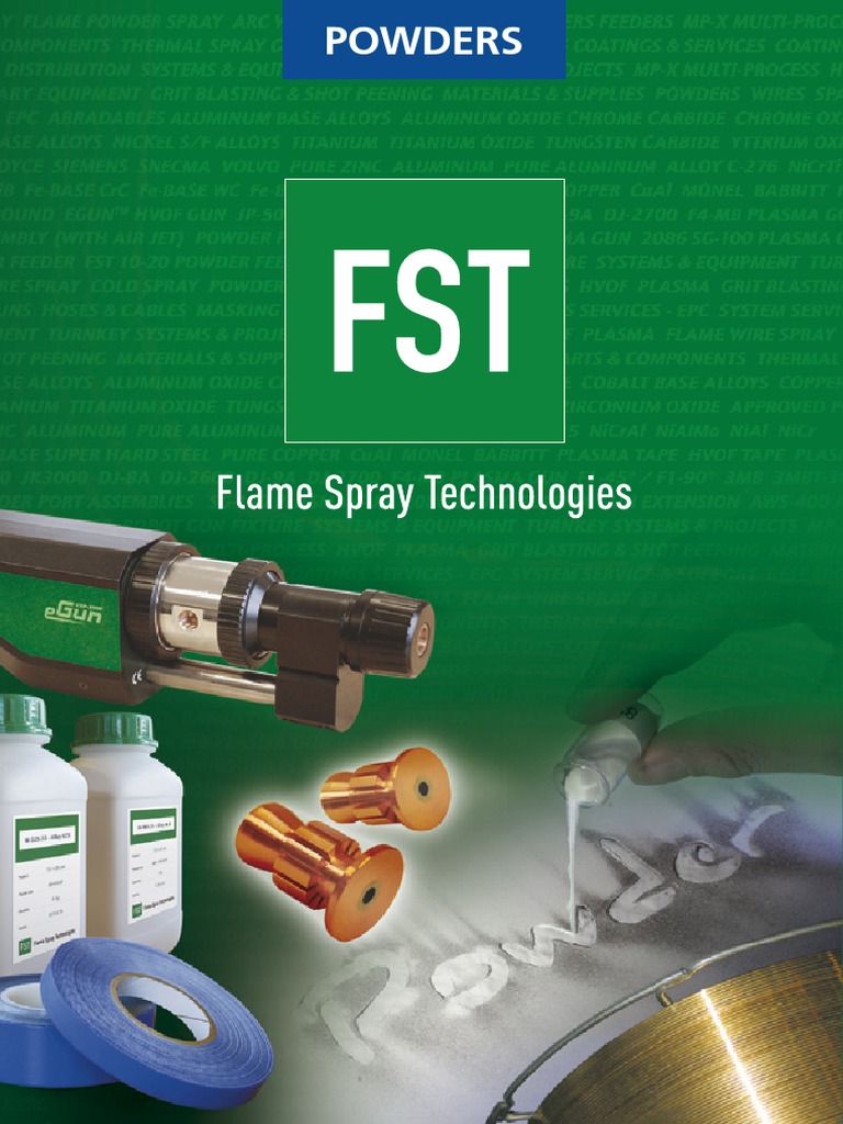 FST Consumables Guide Section Powders | PDF | Aluminium Oxide | Wear