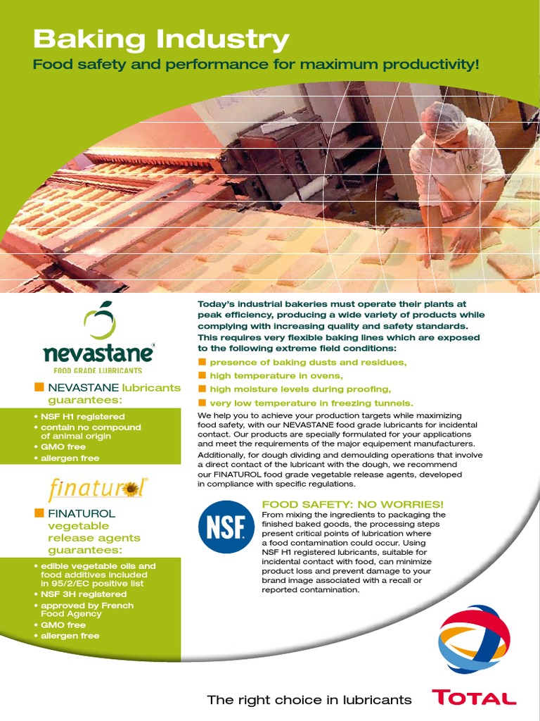 Bakery Industry PDF Lubricant Foods