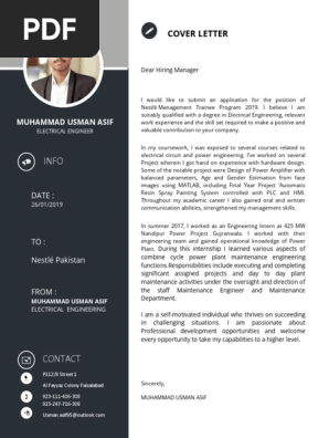 Cover Letter