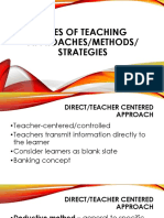 Types of Teaching Approaches