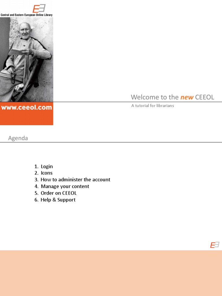 Welcome To The Ceeol: A Tutorial For Librarians | PDF | Librarian ...