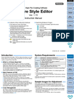 Picture Style Editor: Ver. 1.15 Instruction Manual
