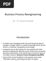 Business Process Reengineering: By:-Dr. Priyanka Rastogi