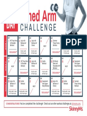 21-Day Arm Workout Challenge