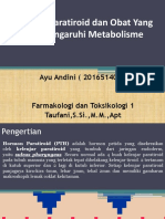 Hormon Paratiroid Dan Obat Yang Mempengaruhi Metabolisme 