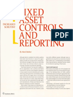Fixed Assets Control