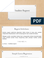 Analisis Regresi