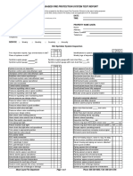 Water Based Fire Protection System Test Report: Date: Time