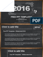 2016 Concept On Blackboard PowerPoint Templates Widescreen