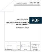 Hydro Test Procedure