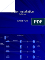 Motor Installation: Article 430