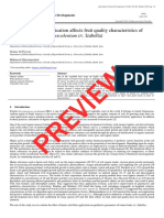 Acid Humic Foliar Application Affects Fruit Quality Characteristics of Tomato (Lycopersicon Esculentum Cv. Izabella)