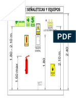 Detalle de Señaleticas Y Equipos: Salida