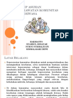 Konsep Asuhan Keperawatan Komunitas Pada Dewasa: Harmanto Syamsul Hidayah Nurni Nurmaliyati Rismalasari Dewi