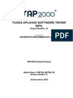 Report Tugas Sap 2000 v.16