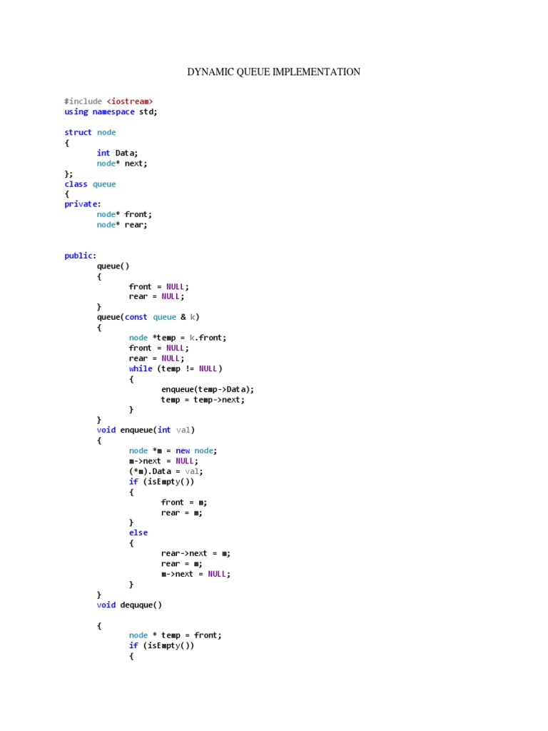 Queue Data Structure | PDF