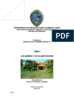 Chevalier Carmen Tema 1 Derecho de Los Bienes PDF