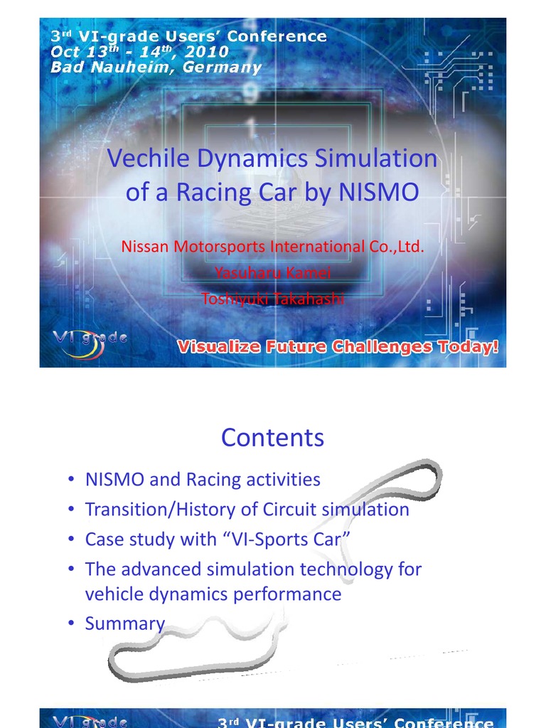 Racing Car Dynamics Simulation Insights | PDF | Simulation | Sports Car ...