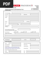 MT Vestatec Distribution ACCOUNT APPLICATION FORM