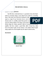Pir Sensor-Small: Product Description